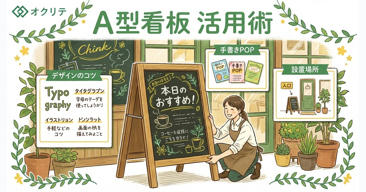 A型看板・ブラックボードの効果的な使い方