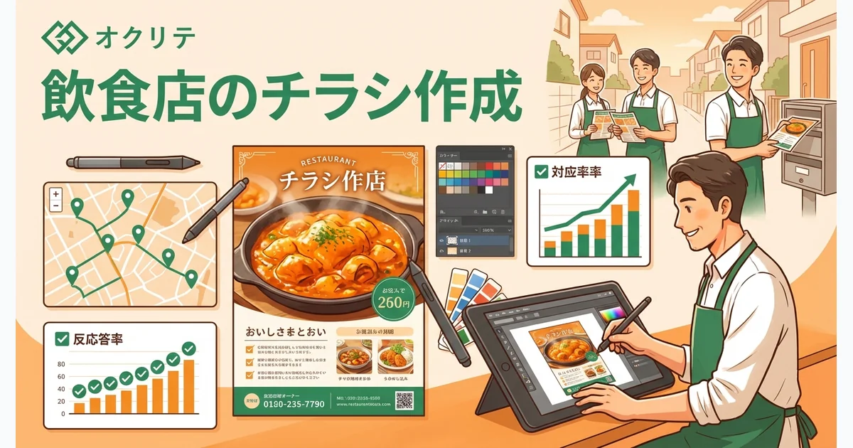 飲食店のチラシ作成ガイド｜反響を生むデザインと配布方法
