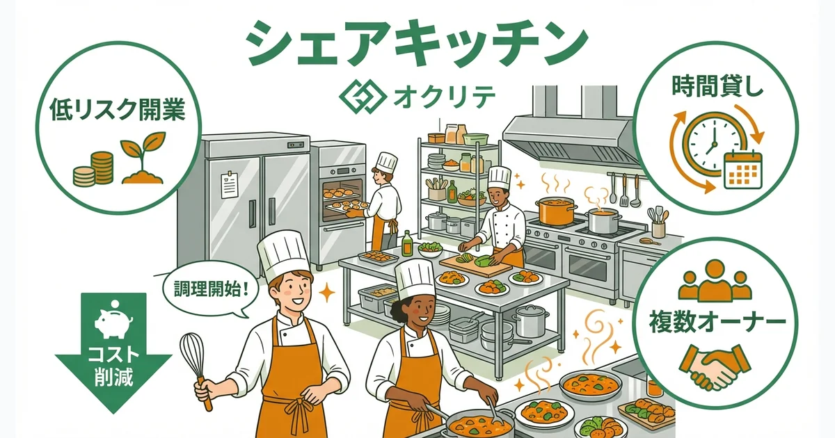 間借り飲食店・シェアキッチンの始め方｜低リスク開業ガイド